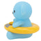 TOYANDONA Bear Shaped Bath Thermometer for Newborns, Sky-Blue Water Temperature Gauge with