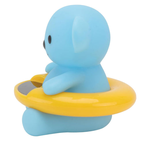 Bath Thermometer Bear Shape Sky-Blue Floating Bath Water Temperature Sensor for Safety