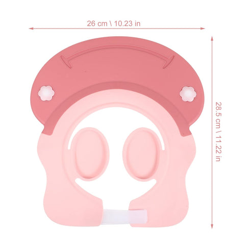 Vaguelly Baby Waterproof Ear Protection Hat Tpe Material Shampoo Cap Visor Toddler Bath Visor Hat Baby Hair Wash Shield