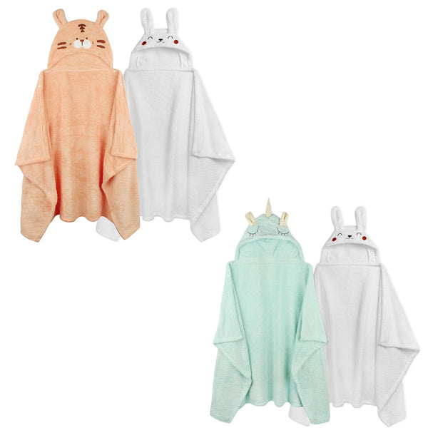 FUBANRAY Baby Bath Towels, 50 x 32 Inches Large Toddler Bath Towel, 2