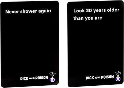PICK YOUR POISON Party Game - “What Would You Rather Do?” Family Card Game for Kids, Teens, Adults, and Families