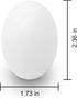 18 Pcs Easter Egg, White Wooden Eggs, Life Size Plain Decorating Eggs for Kids Easter DIY Paint Your Own Egg Decor