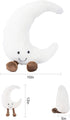 Generic 12" (2PCS) Sun and Moon Plush, Smiling Fun Filled Sun Pillow, Moon and Sunshine Animal Pillow Soft Plush Toy
