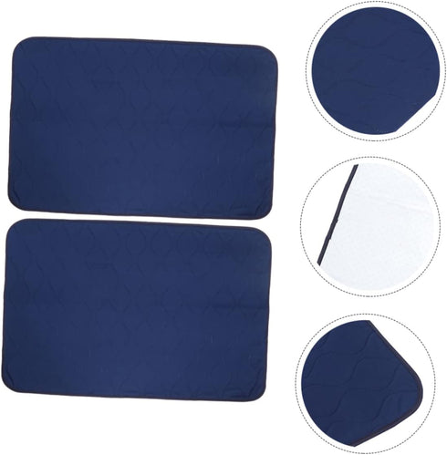 FOMIYES 2-Pack Washable Elderly Cushion Changing Pads - Breathable and Leak-Proof