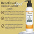 (12oz Tallow & Goat Milk Body Lotion, dry, Sensitive Skin, moisturizier Lotion - tallow for skin cream, Soothes Dry