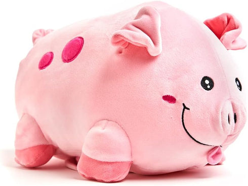 Cuddle Barn Jiggly Wigglies Piggy - Animated Interactive Stuffed Animal Plush Toy, 11 inches, Plays Pop Goes The Weasel