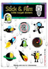 Color Change Target Stickers Space Edition with Sticker Applicator Tool for Easy Install. Aiming Stickers for Potty