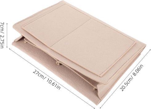Bedside Storage Pocket Felt Hanging Organizer Bag for Bed Multi-Purpose Storage Pouch for Controllers Books and Small