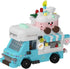 Jollcnoia Dessert Bakery Truck Mini Gourmet Travel RV Car Micro Building Toy Little