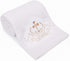 Cozy My Baptism Baby Christening Dedication White Blanket with Embroidered Cross Premium Soft Warm Coral Fleece
