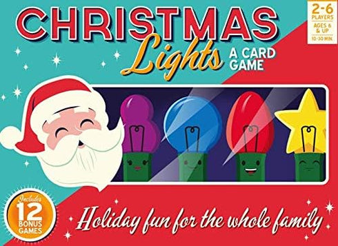25th Century Games Christmas Lights - A Card Game with 13 Different Holiday Themed Games