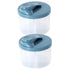 HAKIDZEL 2 pcs Formula Dispenser Milk Powder Box Portable Four-Compartment Storage Container Travel