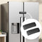 EUDEMON 2 Pack French Fridge Lock, Easy to Install Refrigerator/Freezer Lock for Kids & Babies (Black)