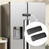 EUDEMON 2 Pack French Fridge Lock, Easy to Install Refrigerator/Freezer Lock for Kids & Babies (Black)