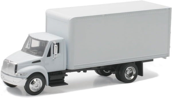 NewRay International 4200 White Box Truck (Diecast Metal Cab, High Impact Plastic Balance,