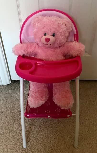 (DH010-PINK) Anivia Baby Doll High Chair, Toy High Chair for Baby Doll