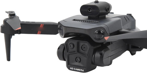 K6 Drone with 3 HD Cameras, Built-in Battery, Folding Quadcopter for Age 14 and Older, Real Time View, Beauty Filter