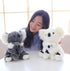 11 inch Mum and Baby Koala Plush Toy Stuffed Animal Toy Plush Animal Doll (Grey)