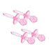 100 2.75 Inch Pieces Plastic Pacifier for Baby Shower, Baby Shower Pacifier for Gender Reveal Party Decoration DIY