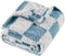 Yagle Mate Fleece Baby Blanket for Boys 3D Checkerboard Design, Warm Cozy and Fluffy