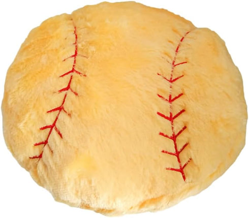 XIZHI 13.8 Inches Football Plush Pillow Toy, Soft Stuffed Sports Cushion for Kids, Sofa Bedroom Decoration (Yellow)