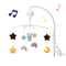 TuiVeSafu Baby Musical Crib Mobile with Hanging Rotating Toys,Infant Bed Decoration for Newborn