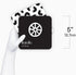 Tummy 0+ Set Pasta for Baby High Contrast Cards Sensory Toy Learning Activity Large Black and White Flash Cards Newborn