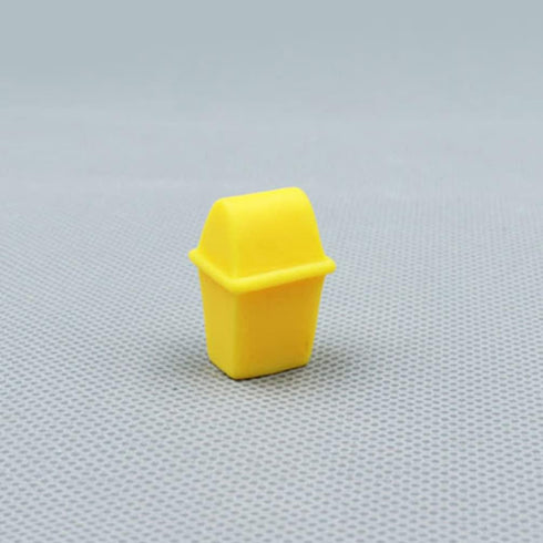 Toyvian 6Pcs Mini Trash Can Toy, Dollhouse Trash Can Educational Garbage Pail Model Toy