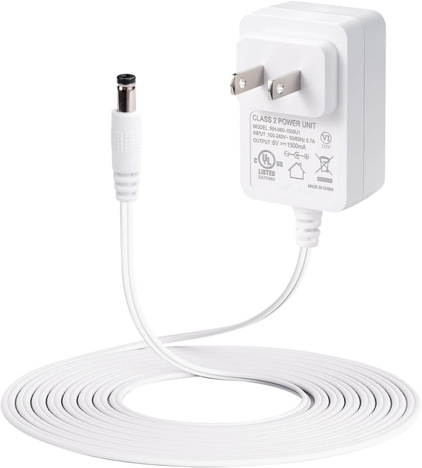 Baby Swing Power Cord, 6V Wall Plug for Maxi Cosi, Jaoul, Larex, and More, 6.7Ft Charging Cable.