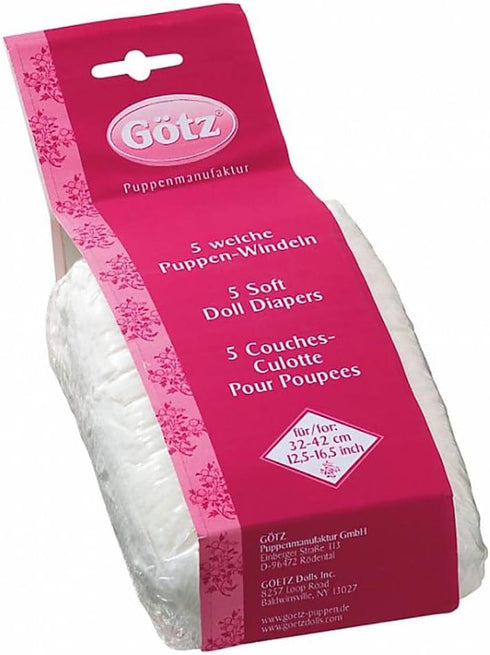 Gotz Happy Flower Doll Sized Diapers for 13" Baby Dolls