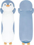 Dalmao 36" Penguin Stuffed Animal, Soft Jumbo Long Cuddle Pillow, Cute Blue