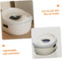 TEHAUX Portable Boys and Girls Training Potty Toilet Seat Potty Training Toilet for Realistic Design Travel Home Car