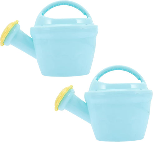 STOBOK Watering Can, 2pcs Toy Watering Can with Handle for Gardening and Beach Sand Play