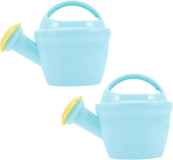 STOBOK Watering Can, 2pcs Toy Watering Can with Handle for Gardening and Beach Sand Play