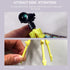NUOBESTY 12Pcs Miniature Telescopes with Tripod, Dollhouse Mini Telescope Model Toys for Educational Decor (Random