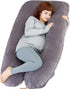 MOON PINE Pregnancy Pillow, U Shaped Full Body Pillow for Maternity Support,