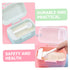 Toddmomy Portable Travel Milk Powder Container Formula Storage Box Snack Holder Strong Sealing Easy to Clean Convenient