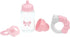 Pink Baby Doll Bottle, Rattle & Pacifier Set | JC Toys -