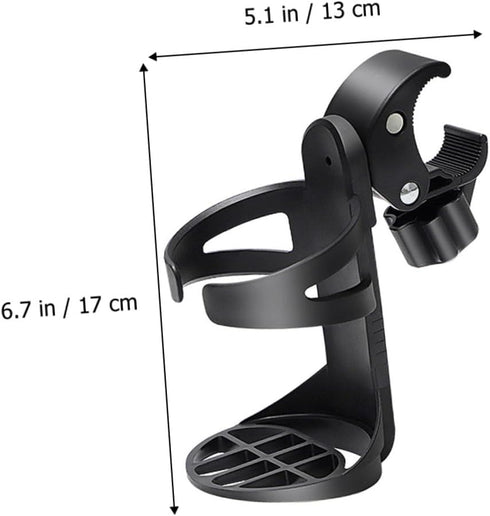 Versatile Wheelchair Cup Holder - Fits Strollers, Walkers, and More