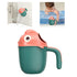 Pineeseatile Baby Bath Rinser Baby Bath Rinse Cup Cute Cartoon Fish Infant Shampoo Rinser Shower Wash Hair Cup for Kids
