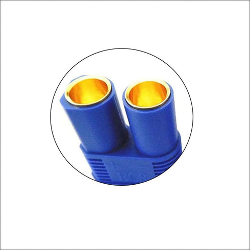 5 Pairs EC8 Banana Plug Connectors, 8.0mm Gold Bullet Connector for RC ESC LIPO Battery Device Electric Motor