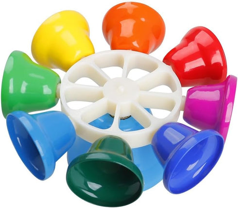 LANDTOM Orff Children's Percussion Instrument, Rainbow Diatonic Bells for Kids, Toddler Musical Learning Toys