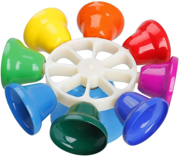 LANDTOM Orff Children's Percussion Instrument, Rainbow Diatonic Bells for Kids, Toddler Musical Learning Toys