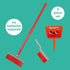 Casdon Henry Brush Set Child-Friendly Cleaning Toy Set for Ages 3+ Fun Educational Includes Broom Brush Dustpan