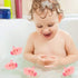 HAKACC 20 PCS Mini Squishies Pig Bath Toys, Pink Rubber Squeaky Toys for Baby Shower Party Favors