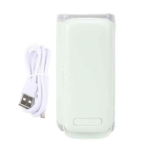 RASTKY Portable Baby Bottle Warmer USB Rechargeable Smart Thermostat Insulated Sleeve for Breastmilk and Formula, ABS