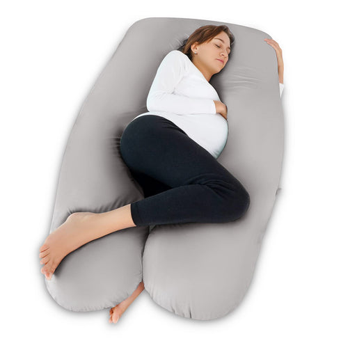 Meiz Pregnancy Pillow, Cooling Silky Pregnancy Pillows for Sleeping, Maternity Body Pillow