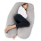 Meiz Pregnancy Pillow, Cooling Silky Pregnancy Pillows for Sleeping, Maternity Body Pillow
