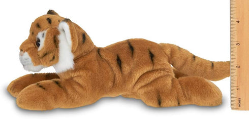 Bearington Lil' Saber Small Plush Stuffed Animal Tiger, 9 Inches