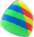 Willking Pyramorphix 5X5 Mastermorphix Megamorphix Stickerless Magic Speed Puzzle Cube, Pyramid-Shaped Brain Teaser